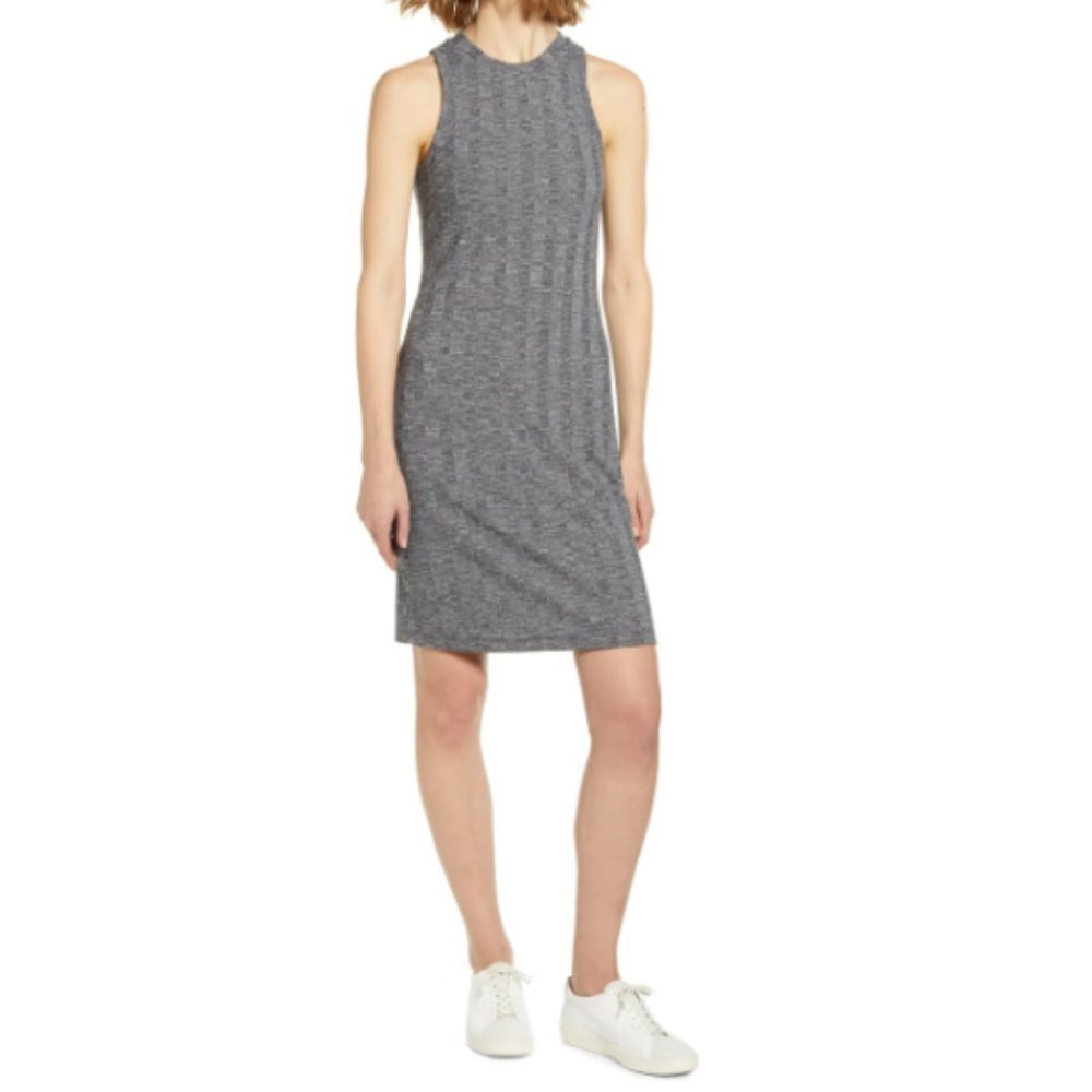 High Neck Splendid Midi Bodycon Dress